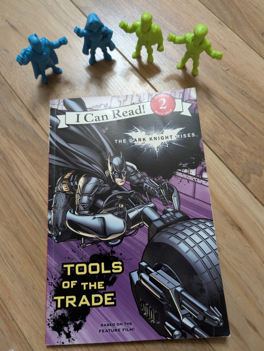 Superhero Reading Set Dark Knight Rises Book, Batman, Wonder Woman, Hulk, Flash